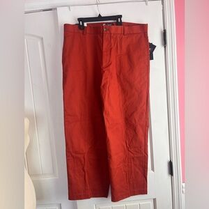 Chaps The Belted Chino Rust Orange Waist 38 Length 30 NWT